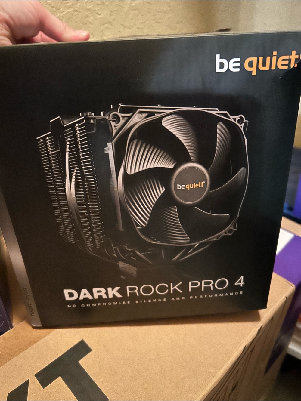 NEW in box be quiet! Dark Rock Pro 4 CPU Cooler - Black silent gaming fan